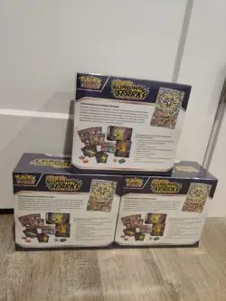Pokemon TCG Scarlet & Violet Surging Sparks Elite Trainer Box Lotx3 - Sealed New - Image 2