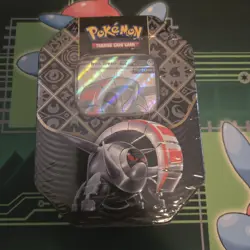 Pokemon Iron Treads EX Tin Paldean Fates Sealed - Image 1