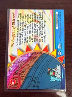 2000 Topps Pokemon TV Series 3 Foil #OR12 Orange Islands "A Shipful of Shivers" - Image 2