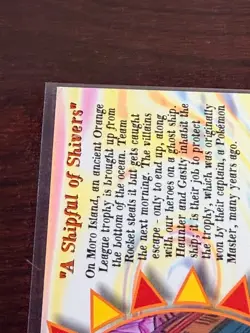 2000 Topps Pokemon TV Series 3 Foil #OR12 Orange Islands "A Shipful of Shivers" - Image 4