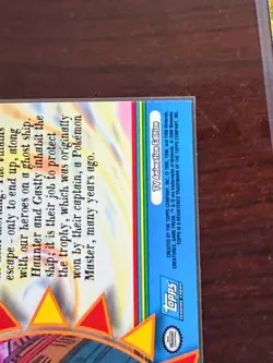 2000 Topps Pokemon TV Series 3 Foil #OR12 Orange Islands "A Shipful of Shivers" - Image 5