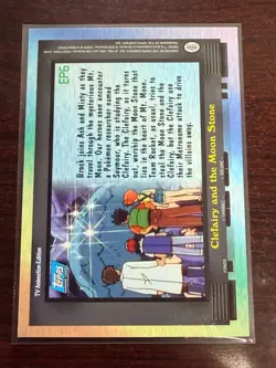 Topps Pokemon TV Animation Series 2 EP6 Clefairy and the Moon Stone Holo - Image 3