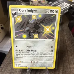 Corviknight SV089/SV122 Shining Fates: Shiny Vault Holo Pokemon TCG - NM - Image 1