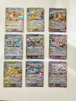 Japanese 9 Eevee Evolution Terastal Festival ex Pokemon TCG SV8A Set - Image 3