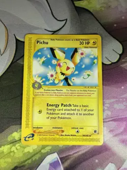 Pokemon Pichu #58/165 Non-Holo Rare - 2002 Expedition Base Set - NM to Mint! - Image 2