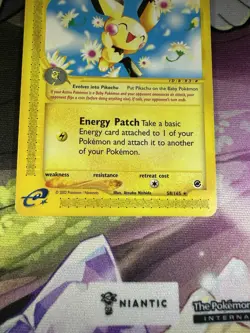 Pokemon Pichu #58/165 Non-Holo Rare - 2002 Expedition Base Set - NM to Mint! - Image 4