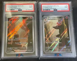 Sequential PSA 9s Charmander #168/165 & Charmeleon #169/165 2023 Pokemon SV 151 - Image 1