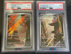 Sequential PSA 9s Charmander #168/165 & Charmeleon #169/165 2023 Pokemon SV 151 - Image 2