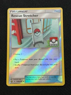 Pokemon TCG Rescue Stretcher 130a/145 Reverse Holo Pokemon League Promo - Image 1