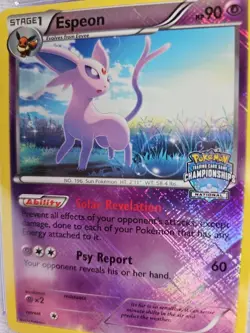 Pokemon Espeon National Championships 2012 Cross Holo #48 Graded CGC Near Mint 7 - Image 3