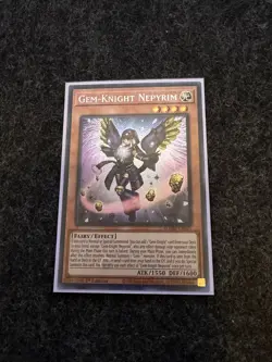 Yugioh! Gem-Knight Nepyrim BLMM-EN021 Secret Rare 1st Edition NM - Image 1