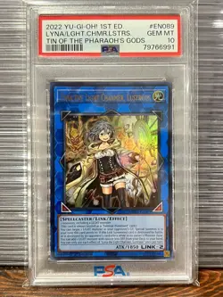 YuGiOh Lyna The Light Charmer, Lustrous MP22-EN089 1st Edition Ultra Rare PSA 10 - Image 1