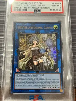 YuGiOh Lyna The Light Charmer, Lustrous MP22-EN089 1st Edition Ultra Rare PSA 10 - Image 5
