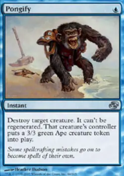 1x Pongify Heavy Play MTG Magic - Kid Icarus - - Image 1