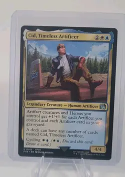 Cid, Timeless Artificer (0412) #412 (NM) Final Fantasy FIN Magic MTG - Image 3