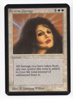 MTG: Magic Alpha Edition - Reverse Damage *Light Play* - Image 1