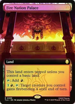 Fire Nation Palace Foil Extended Art Avatar: The Last Airbender NM MTG - Image 1