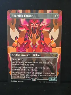 Magic: The Gathering | Roaming Throne | Borderless | LCI | 0344 | Near Mint - Image 1