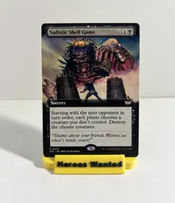 Sadistic Shell Game (Extended Art) R Commander: Duskmourn: House of Horror 53 NM - Image 1
