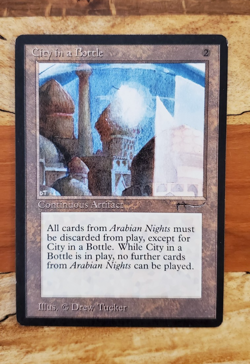 MTG Arabian Nights City in a Bottle MP - Image 1