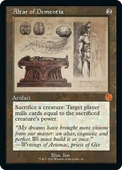 1x Altar of Dementia -- Retro Schematic NM-Mint, English The Brothers' War: Retr - Image 1