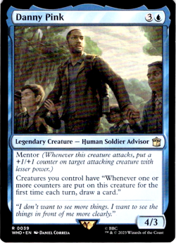 2023 Magic MTG Doctor Who #R0039 Danny Pink Rare - Image 1