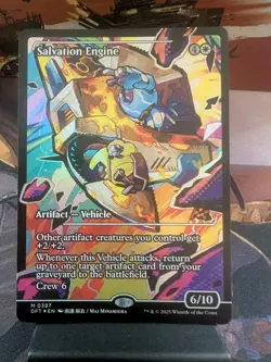 Salvation Engine (Showcase) Aetherdrift Foil NM Never Played - Image 1