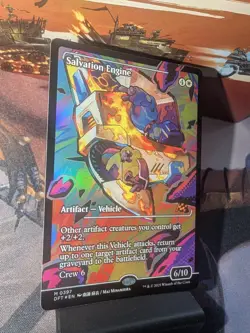 Salvation Engine (Showcase) Aetherdrift Foil NM Never Played - Image 3