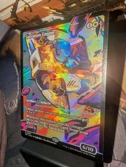 Salvation Engine (Showcase) Aetherdrift Foil NM Never Played - Image 4