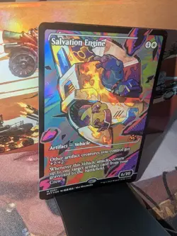 Salvation Engine (Showcase) Aetherdrift Foil NM Never Played - Image 5