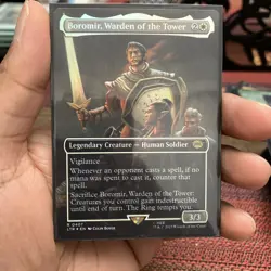 Boromir, Warden of the Tower Borderless the Lord of the Rings Foil - Image 1
