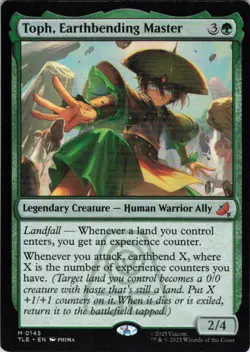 MTG Toph, Earthbending Master (145) | NM | Avatar: The Last Airbender {TLE} - Image 1