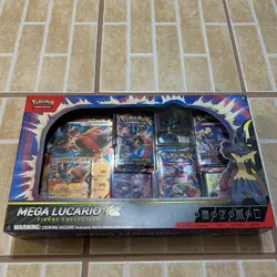 Pokemon TCG Mega Lucario ex Premium Figure Collection Box Factory Sealed - Image 1
