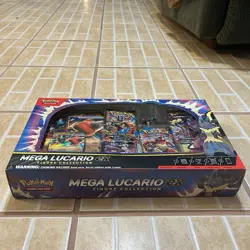 Pokemon TCG Mega Lucario ex Premium Figure Collection Box Factory Sealed - Image 2