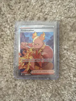 Pokemon Phantasmal Flames Firebreather 119/094 Full Art Trainer Ultra Rare NM - Image 3