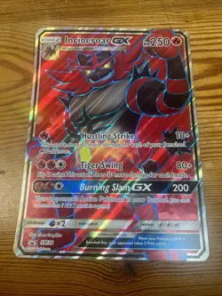 Pokemon TCG 2017 Card Jumbo Promo FA Incinaroar GX SM38 - Image 1