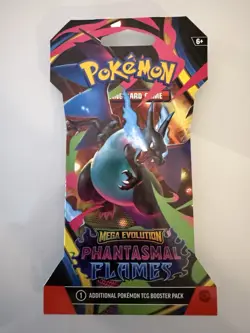 Pokemon TCG: Mega Evolution-Phantasmal Flames Sleeved Booster Packs x3 Sealed - Image 2