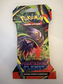 Pokemon TCG: Mega Evolution-Phantasmal Flames Sleeved Booster Packs x3 Sealed - Image 3