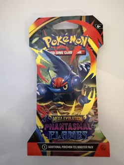 Pokemon TCG: Mega Evolution-Phantasmal Flames Sleeved Booster Packs x3 Sealed - Image 4