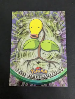 Bellsprout #69 - HOLO - TOPPS BLACK Logo - TV SERIES 1 - POKEMON CARD - NM/M - Image 1