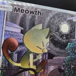 Pokemon Meowth Pocket TCG Custom Made Fan Art Holo With Texture - Image 2