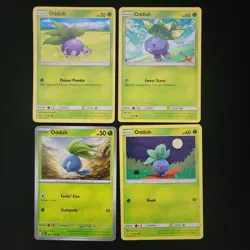 Pokemon Oddish Card Collection Set of 15 Card Lot Bundle - Image 3