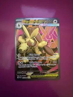 Mega Lopunny EX 115/094 Full Art NM/M Phantasmal Flames Pokemon Card - Image 1