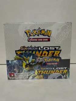 NEW & SEALED Pokemon Sun & Moon Lost Thunder Booster Box - Image 2