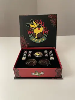 2025 Pokemon Worlds Arcanine Coin Damage Counter Dice Marker Set (Sealed) - Image 1