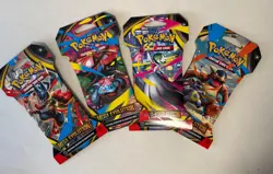 NEW Unopened set of 4 Mega Evolution Pokemon Booster Sleeved 100% Authentic ￼ - Image 2