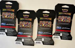 NEW Unopened set of 4 Mega Evolution Pokemon Booster Sleeved 100% Authentic ￼ - Image 4