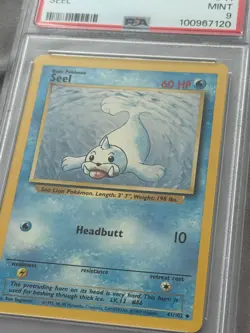 Pokemon TCG Seel 41 041/102 Base Set Unlimited PSA 9 MINT Regular Vintage WOTC - Image 4