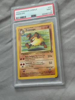 1999 Pokemon Primeape 43/64 Jungle #43 WOTC - PSA 9 - Image 4
