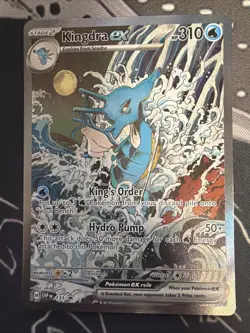 Pokemon Kingdra EX TCG SVP131 Shrouded Fable Black Star Promo NM/M Condition - Image 1